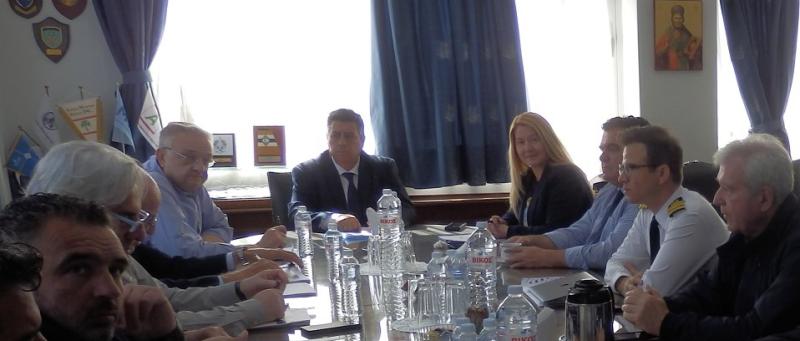 Συνάντηση εργασίας για το Master Plan Λιμένος Τήνου