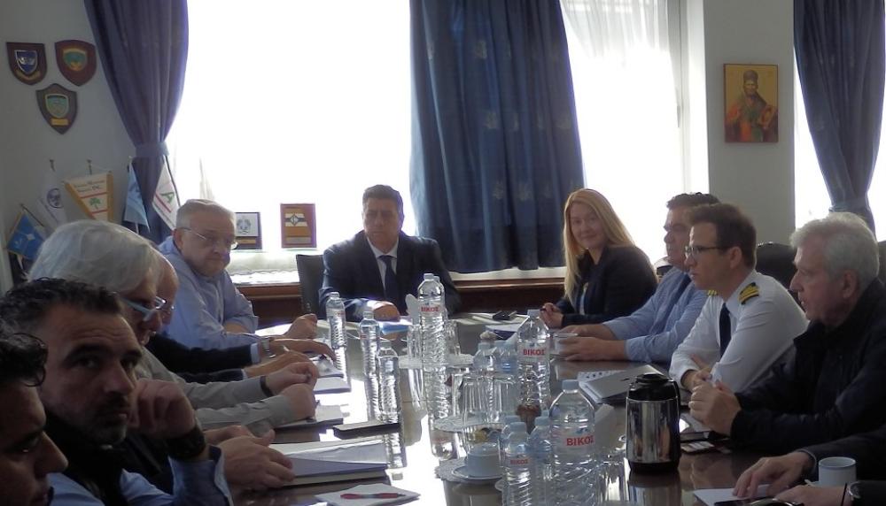 Συνάντηση εργασίας για το Master Plan Λιμένος Τήνου