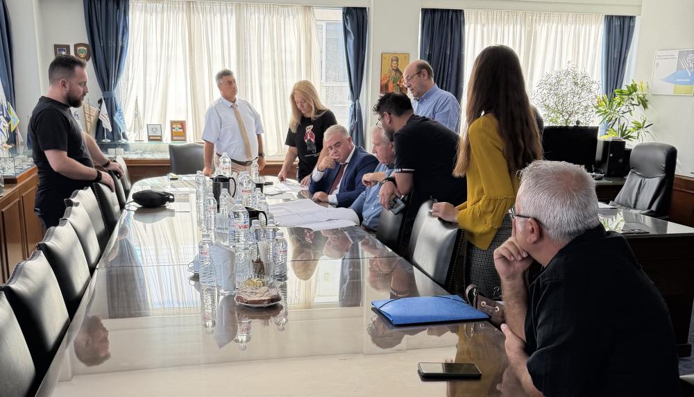 Συνάντηση εργασίας για τον Λιμένα της Ίου